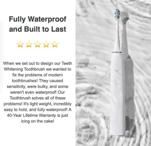 Novashine Sonic Whitening Toothbrush - Yellow