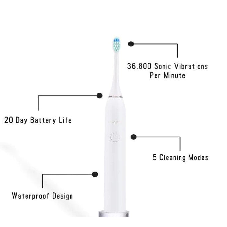 Novashine Sonic Whitening Toothbrush - Red