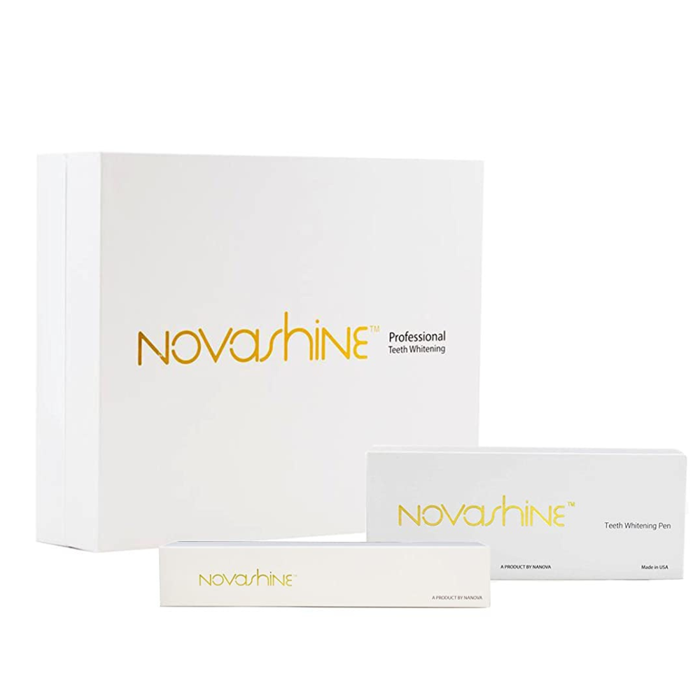 Teeth Whitening Kit, Gel Refill and Pen Bundle – Novashine