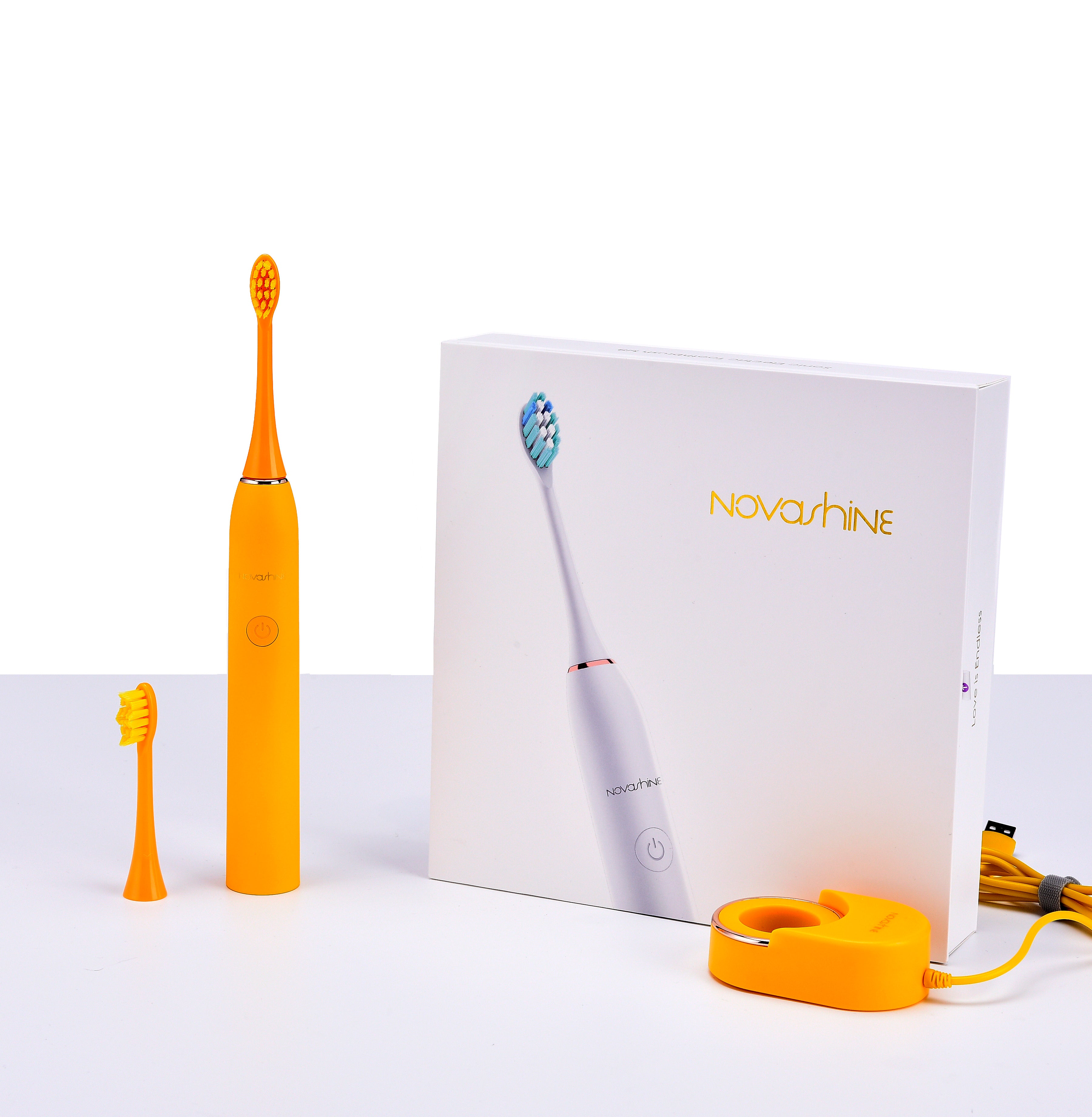Novashine Sonic Toothbrush - Yellow